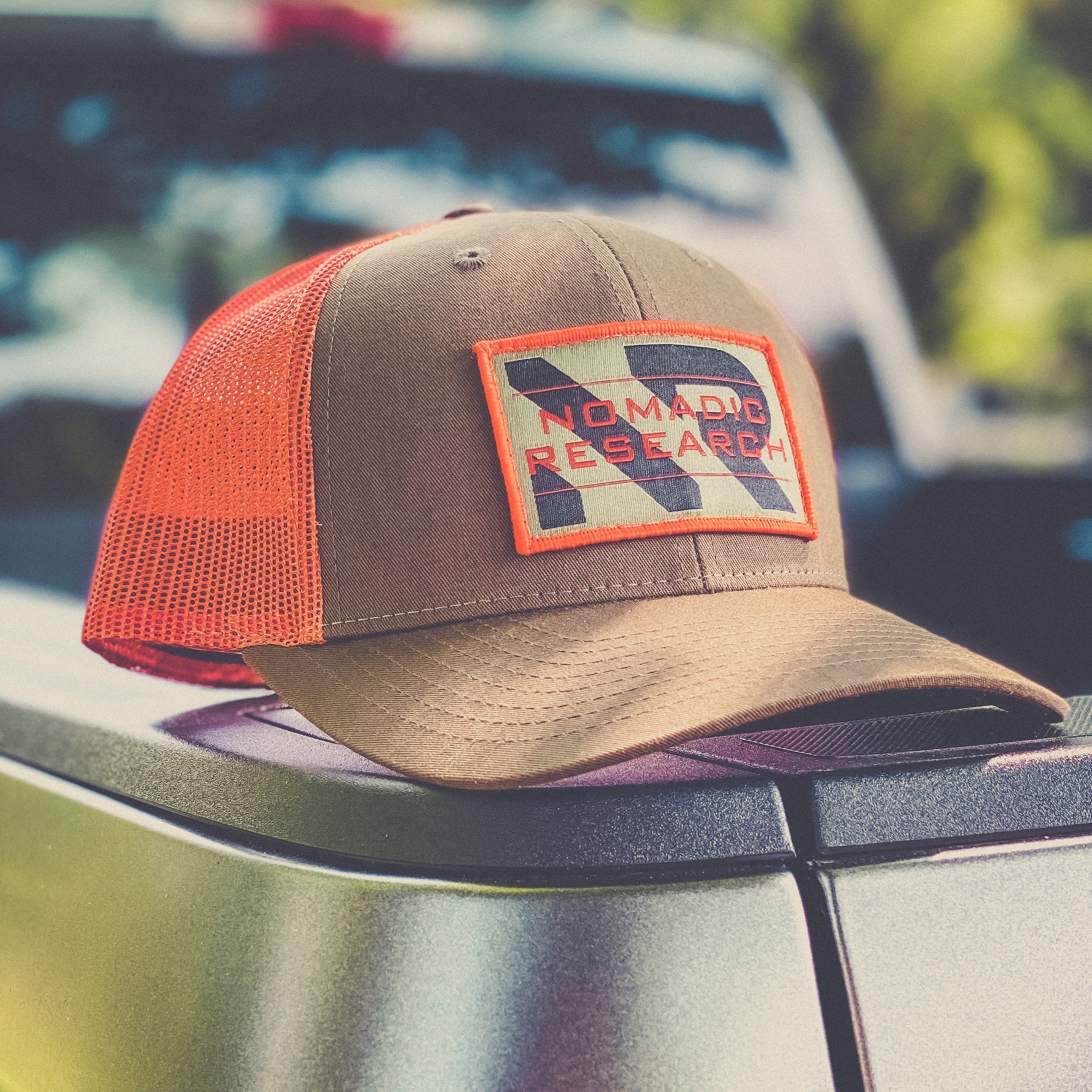 Orange Patch Trucker