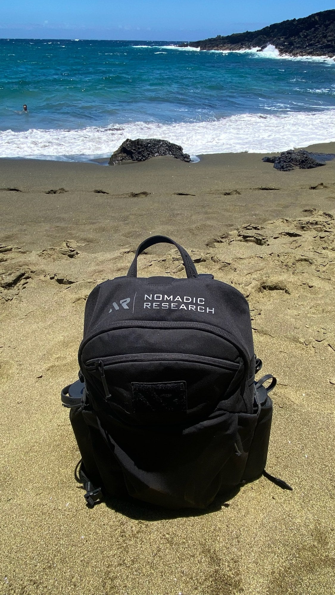 Raid Pack on the beach