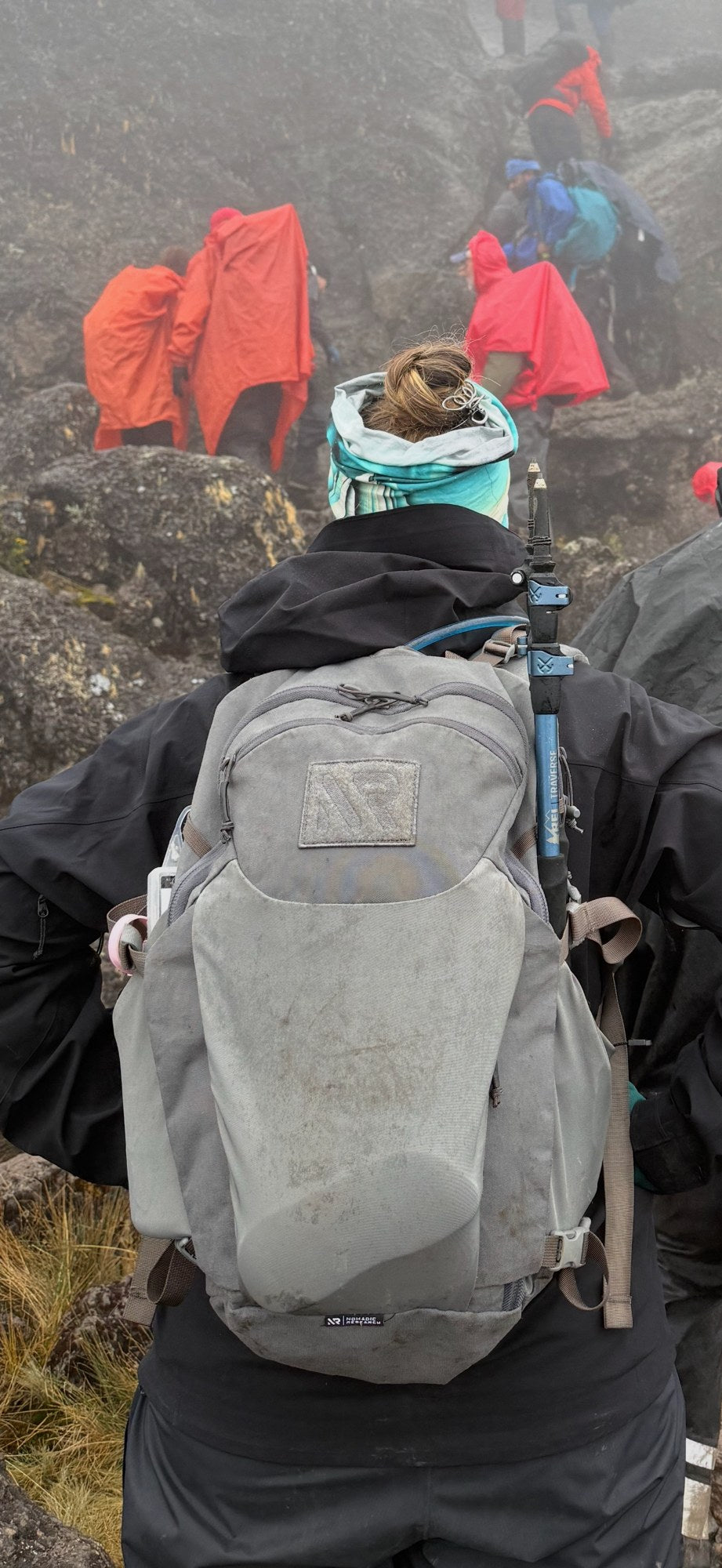 HD Raid Pack 2.0 in Wolf Gray on the Kilimanjaro trail