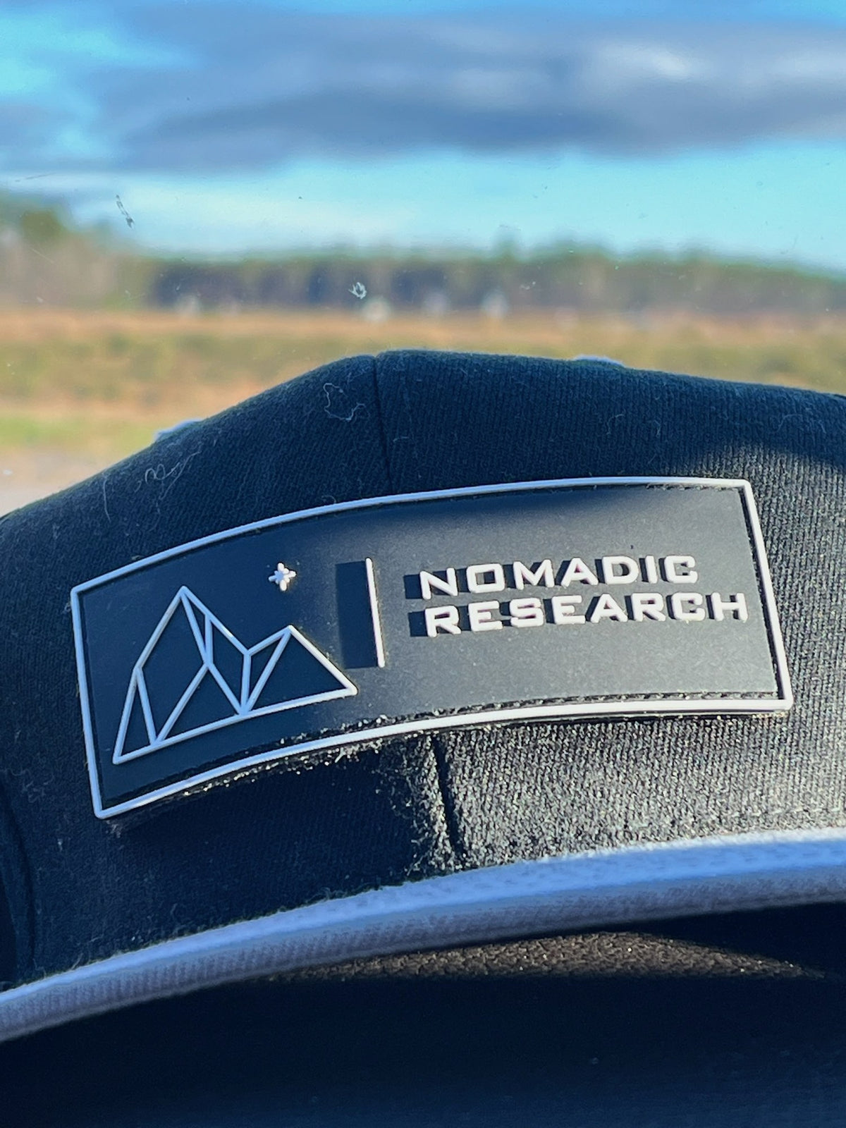 Mountain & Star patch close-up
