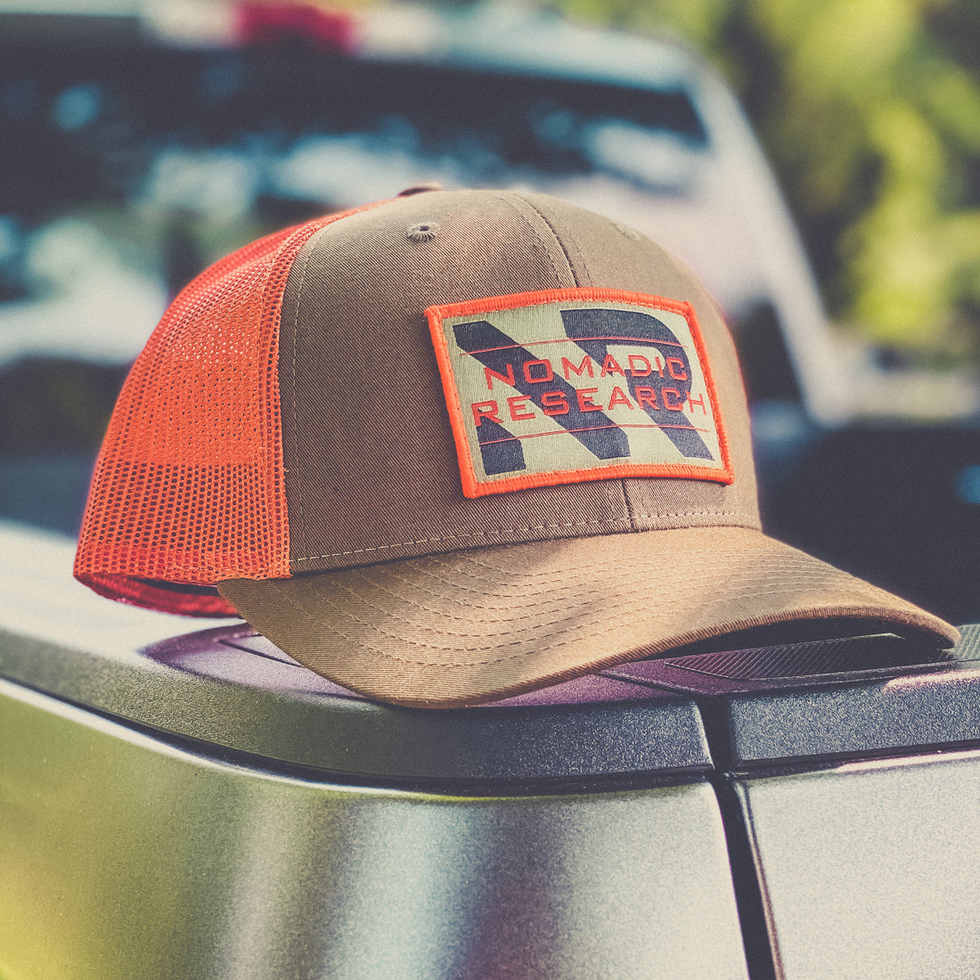 Orange Patch Trucker