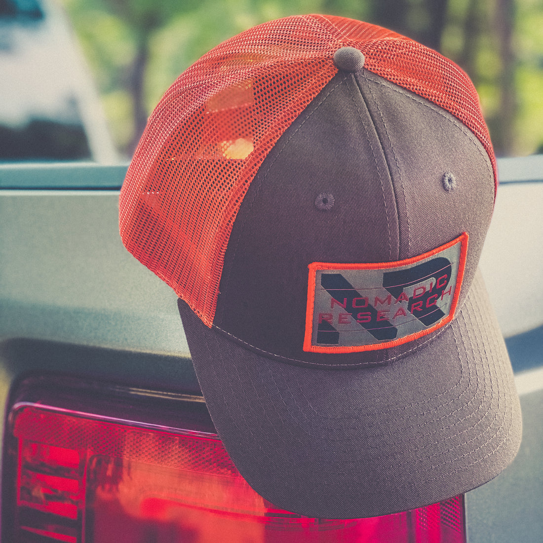 Orange Patch Trucker