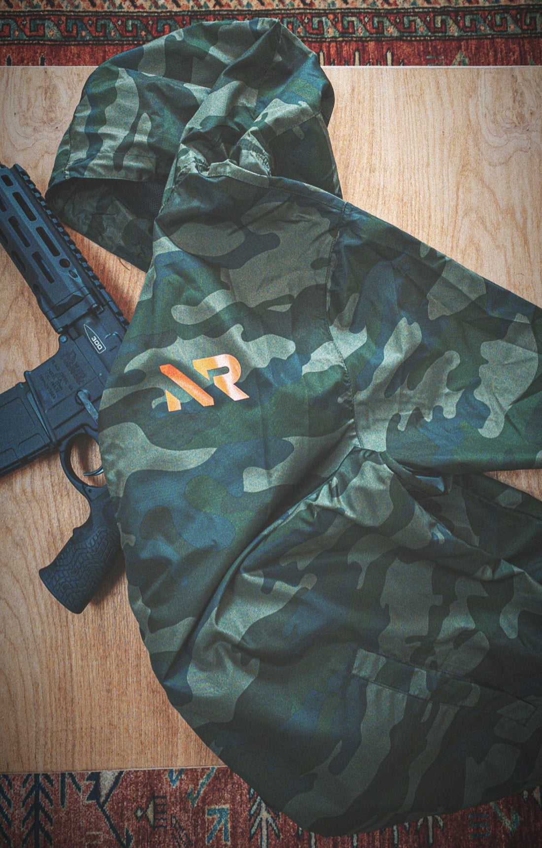 NR Camo Windbreaker